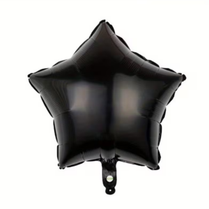 Globo Estrella con Helio Negra